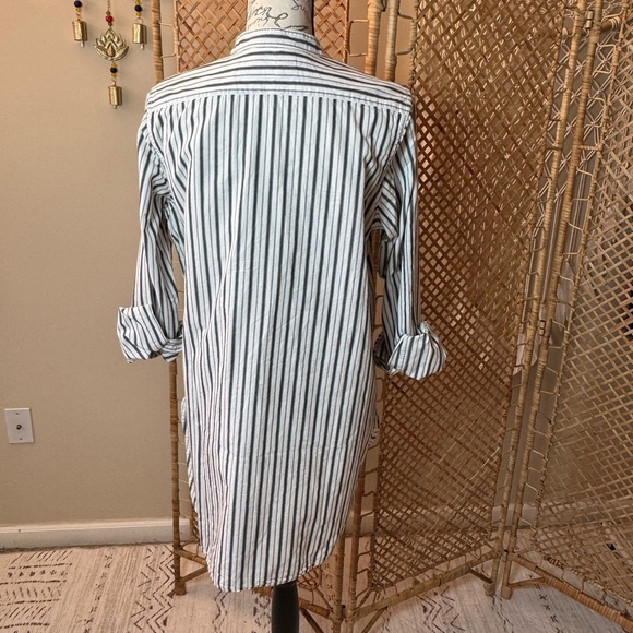 Ralph Lauren Denim & Supply Button Striped Tunic Shirt - Picture 5 of 9